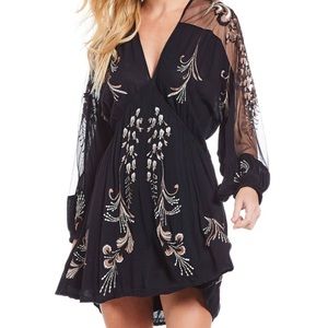 Free People Bon Jour Mini-Dress